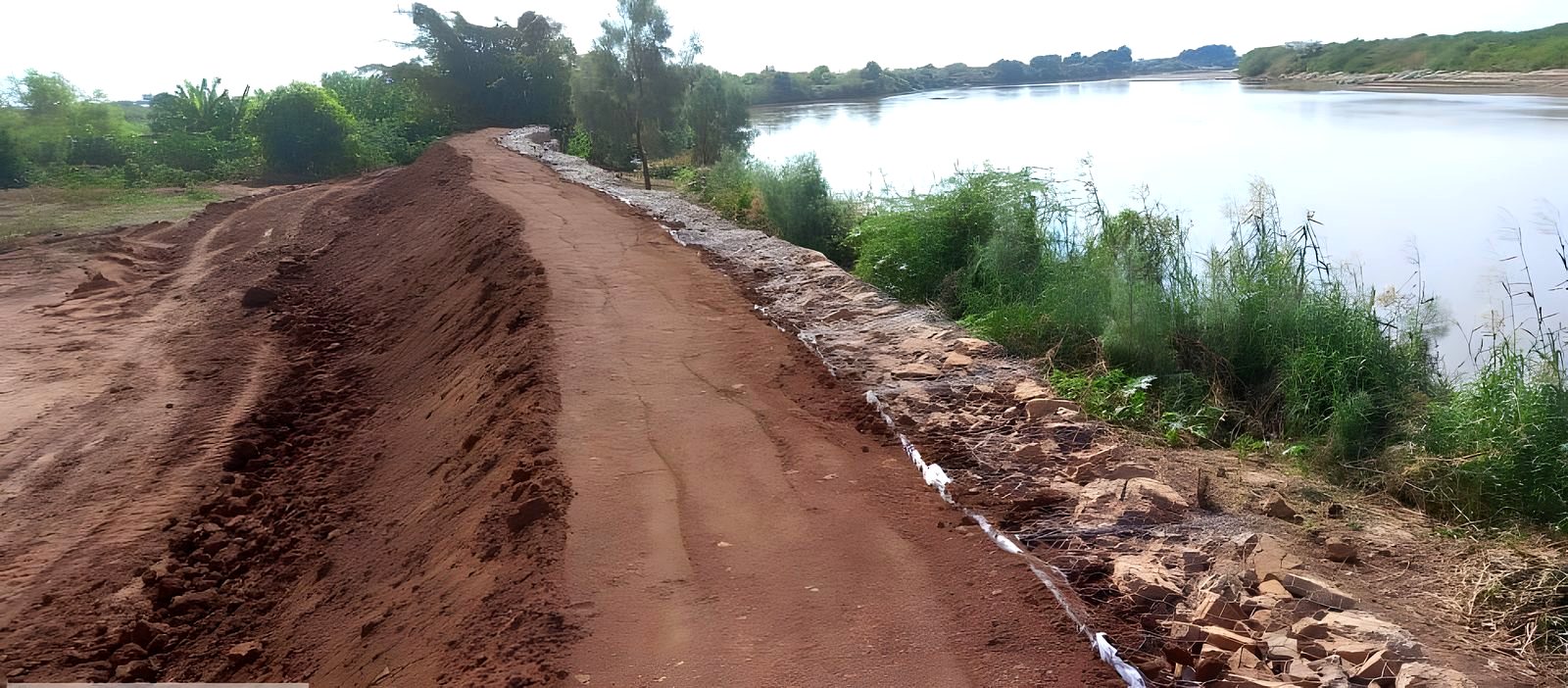 Gabion River Embankment
